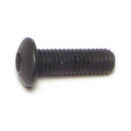 Midwest Fastener #10-32 Socket Head Cap Screw, Button, Plain Steel, 5/8 in Length, 10 PK 72313
